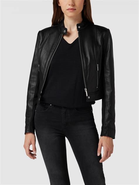 michael kors lederjacke rock|Michael Kors women's blazer.